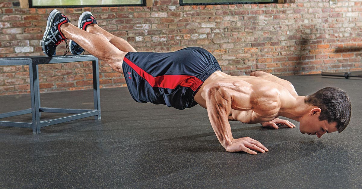 chest workout push ups